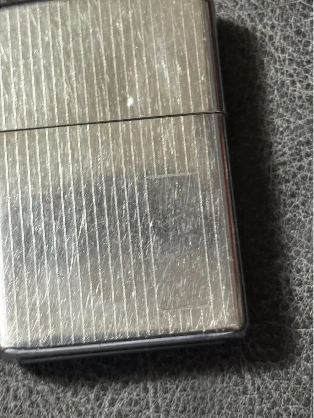 Vintage 1985 Zippo Lighter High Polish Chrome Engine Turned model (ZIP350) - Picture 3 of 12